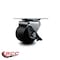 Service Caster Low Profile Polyolefin 2'' Wheel Top Plate Swivel Caster with Brake SCC-04S211316-POS-SLB - alternate 2